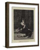 The Fair Beauty and the Dark One-James Archer-Framed Giclee Print