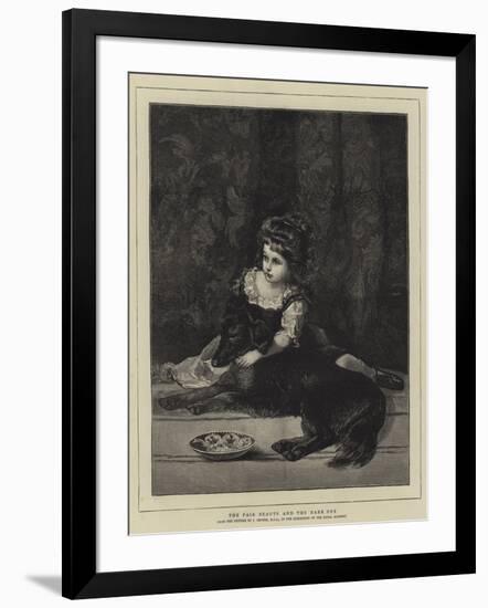 The Fair Beauty and the Dark One-James Archer-Framed Giclee Print