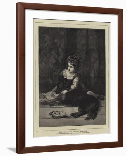 The Fair Beauty and the Dark One-James Archer-Framed Giclee Print