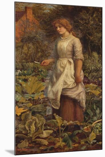 The Fair Gardener, 19th Century-Arthur Hughes-Mounted Giclee Print