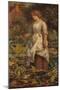 The Fair Gardener, 19th Century-Arthur Hughes-Mounted Giclee Print