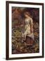 The Fair Gardener-Arthur Hughes-Framed Giclee Print