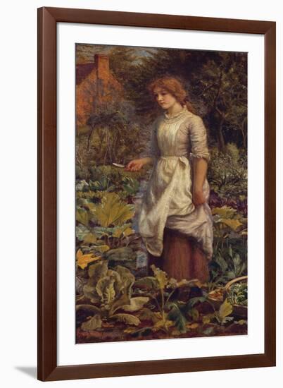 The Fair Gardener-Arthur Hughes-Framed Giclee Print