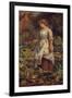 The Fair Gardener-Arthur Hughes-Framed Giclee Print