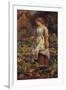 The Fair Gardener-Arthur Hughes-Framed Premium Giclee Print