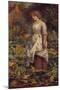 The Fair Gardener-Arthur Hughes-Mounted Premium Giclee Print