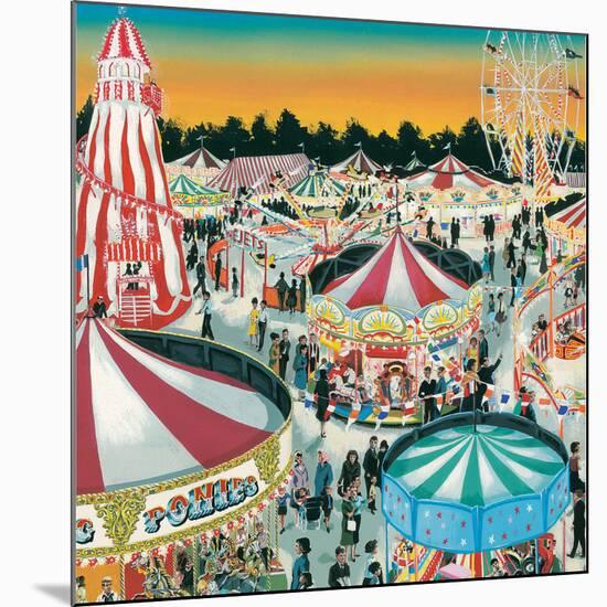 The Fair (Gouache on Paper)-Clive Uptton-Mounted Giclee Print