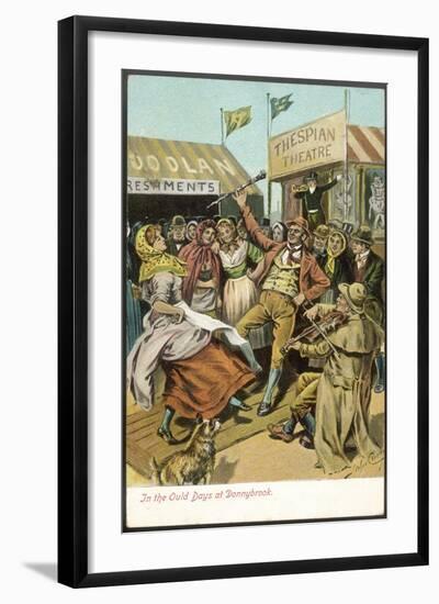 The Fair Held Until 1855 at Donnybrook-John Carey-Framed Art Print