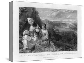 The Fair Maid of Perth and Carthusian Monk, 1845-Peter Lightfoot-Stretched Canvas