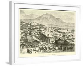 The Fair of Pucara in the Andes-Édouard Riou-Framed Giclee Print