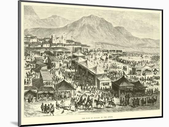 The Fair of Pucara in the Andes-Édouard Riou-Mounted Giclee Print