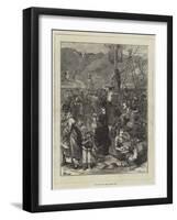 The Fair of St Cloud, Near Paris-Felix Regamey-Framed Giclee Print