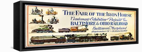 The Fair of the Iron Horse-null-Framed Stretched Canvas