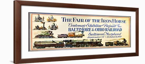 The Fair of the Iron Horse-null-Framed Giclee Print