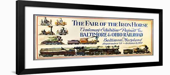 The Fair of the Iron Horse-null-Framed Giclee Print