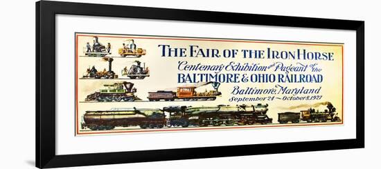 The Fair of the Iron Horse-null-Framed Giclee Print