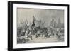 'The Fair on the Frozen Thames, 1814', (1920)-Luke Clennell-Framed Giclee Print