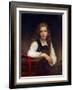 The Fair Spinner-William Adolphe Bouguereau-Framed Giclee Print