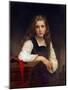 The Fair Spinner-William Adolphe Bouguereau-Mounted Giclee Print