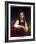 The Fair Spinner-William Adolphe Bouguereau-Framed Giclee Print