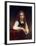 The Fair Spinner-William Adolphe Bouguereau-Framed Giclee Print