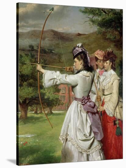 The Fair Toxophilites, 1872-William Powell Frith-Stretched Canvas