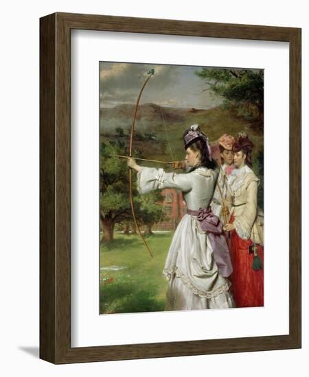 The Fair Toxophilites, 1872-William Powell Frith-Framed Giclee Print