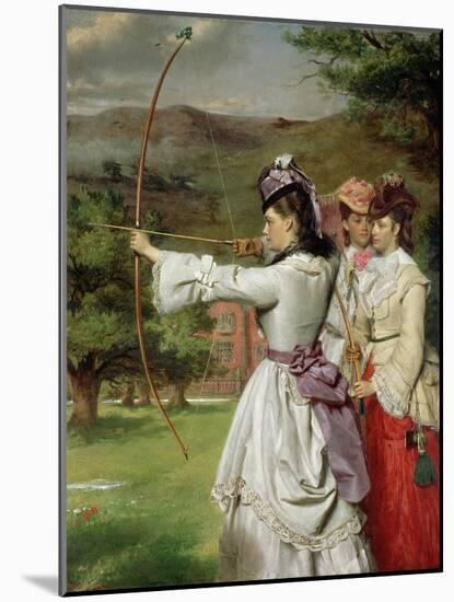 The Fair Toxophilites, 1872-William Powell Frith-Mounted Giclee Print