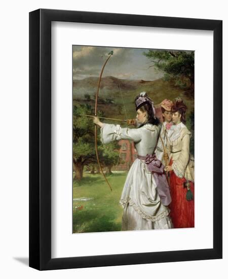 The Fair Toxophilites, 1872-William Powell Frith-Framed Premium Giclee Print