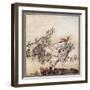 The Fairies Have their Tiffs with the Birds, from Peter Pan in Kensington Gardens by J M Barrie (18-Arthur Rackham-Framed Giclee Print