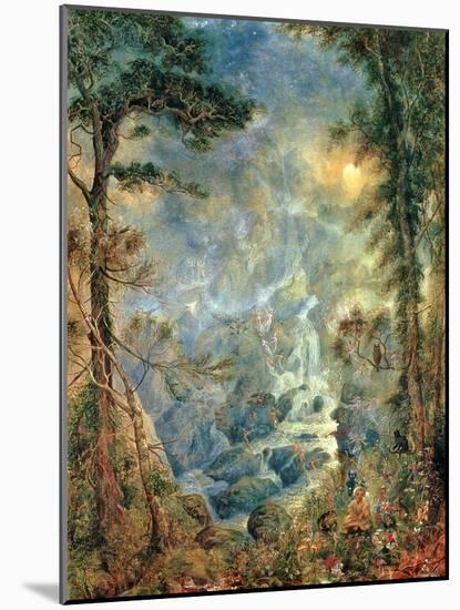 The Fairy Falls, 1908-Hume Nisbet-Mounted Giclee Print