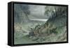 The Fairy Festival-Gustave Doré-Framed Stretched Canvas