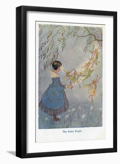 The Fairy Flight-Hilda T. Miller-Framed Art Print