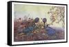 The Fairy in the Blossom-Hilda T. Miller-Framed Stretched Canvas
