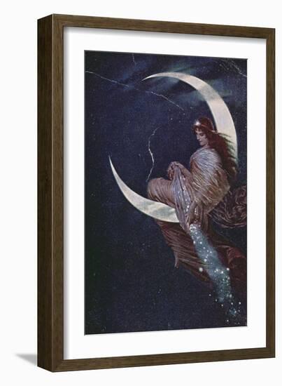 The Fairy of the Moon-Hermann Kaulbach-Framed Giclee Print