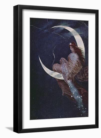 The Fairy of the Moon-Hermann Kaulbach-Framed Giclee Print