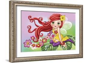 The Fairy on a Sheet-Olga And Alexey Drozdov-Framed Giclee Print