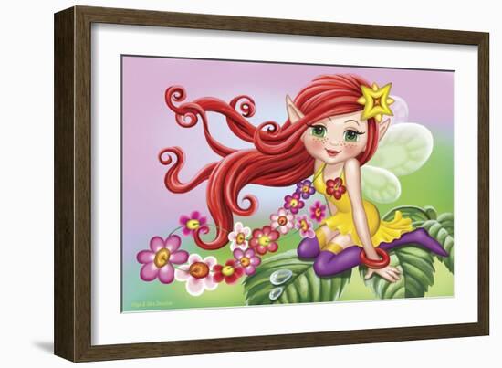 The Fairy on a Sheet-Olga And Alexey Drozdov-Framed Giclee Print