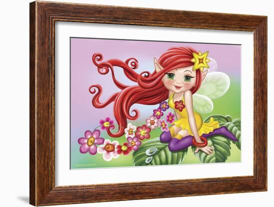 The Fairy on a Sheet-Olga And Alexey Drozdov-Framed Giclee Print