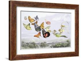 'The Fairy Queen's Carriage', c1870-Richard Doyle-Framed Giclee Print