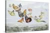 The Fairy Queen's Carriage-Richard Doyle-Stretched Canvas