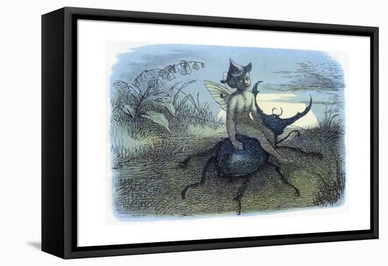 The Fairy Queen's Messenger, C1870-Richard Doyle-Framed Stretched Canvas