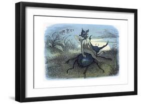 The Fairy Queen's Messenger, C1870-Richard Doyle-Framed Giclee Print