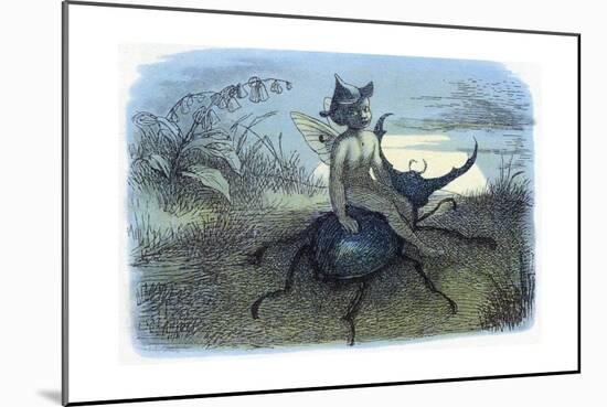 The Fairy Queen's Messenger, C1870-Richard Doyle-Mounted Giclee Print