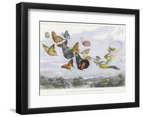 The Fairy Queen Takes an Airy Drive in a Light Carriage-Richard Doyle-Framed Photographic Print