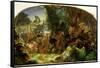 The Fairy Raid: Carrying Off a Changeling - Midsummer Eve, 1867-Sir Joseph Noel Paton-Framed Stretched Canvas