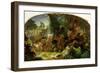 The Fairy Raid: Carrying Off a Changeling - Midsummer Eve, 1867-Sir Joseph Noel Paton-Framed Giclee Print