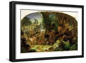 The Fairy Raid: Carrying Off a Changeling - Midsummer Eve, 1867-Sir Joseph Noel Paton-Framed Giclee Print