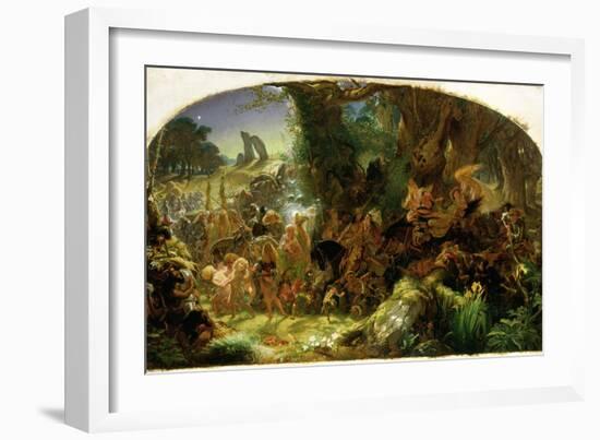 The Fairy Raid: Carrying Off a Changeling - Midsummer Eve, 1867-Sir Joseph Noel Paton-Framed Giclee Print