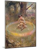 The Fairy Ring- the Enchanted Piper, C.1880-William Holmes Sullivan-Mounted Giclee Print
